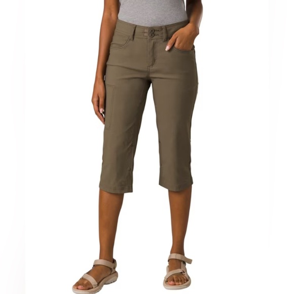 prAna Halle Capri II in Slate Green Standard Fit Outdoor Hiking Size 4 NWT - Picture 11 of 16